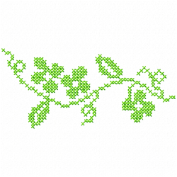 Cross Stitches Embroidery Design 6